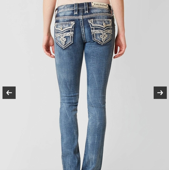 ❗️SALE❗️Rock Revival Corin Straight Stretch Jean 25/32 ❗️FREE SHIPPING❗️ - Picture 2 of 8